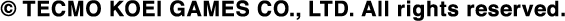 TECMO KOEI GAMES CO., LTD ALL rights reserved.